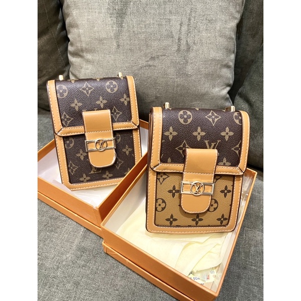 tas lv phone bag premium tas slempang free box