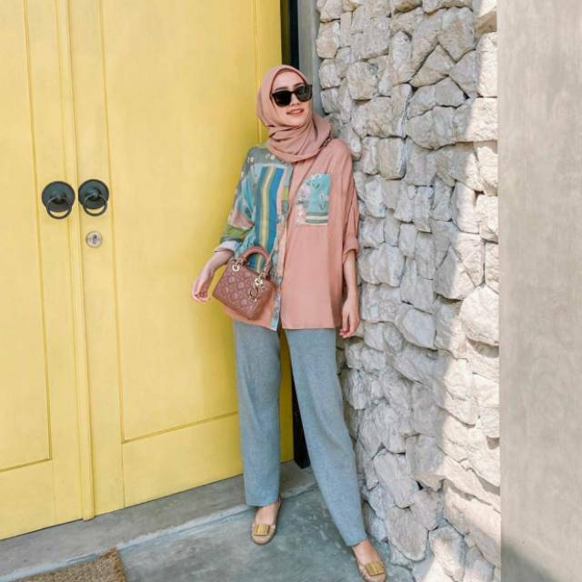 Pink Devon Modest top Ria miranda Cottonink Primoria