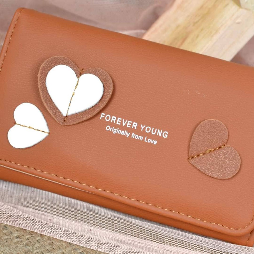 Dompet Lipat FY Sedang Logo Love Wanita 2305-24