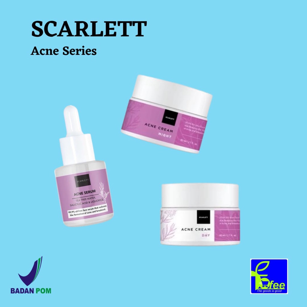 [ISI 3PCS]  Scarlett Whitening by Felicya Angelista Paket GLOWING DAN ACNE