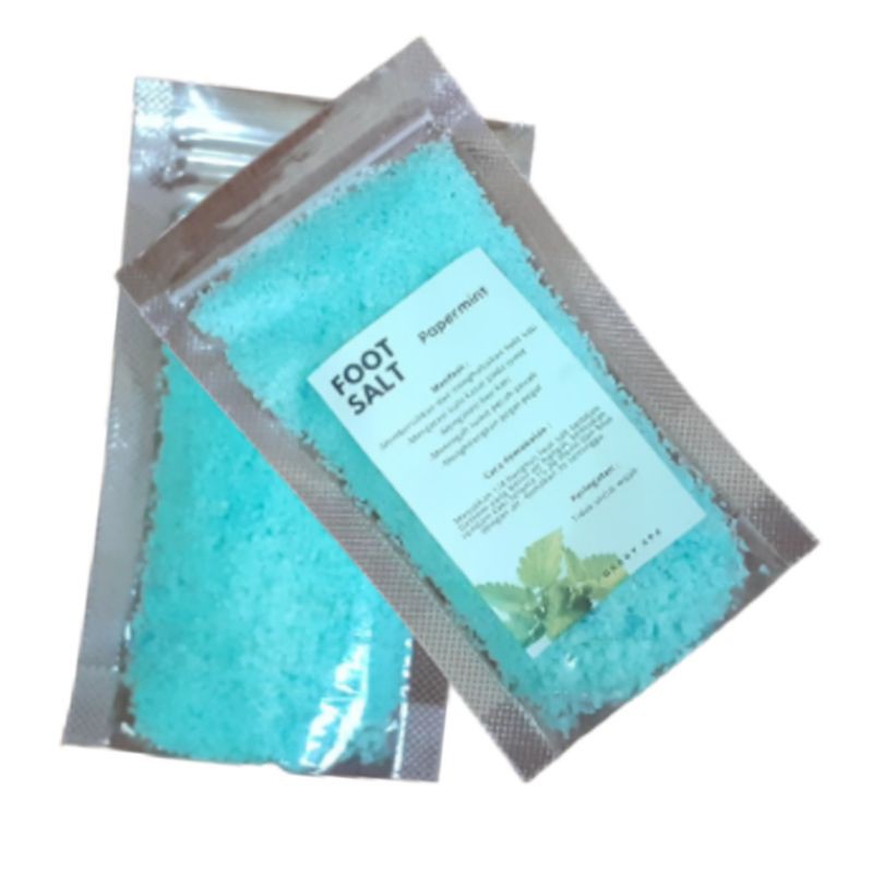 Bath Salt PEPPERMINT | Foot Salt | Garam Rendam Kaki Aromatherapy | Garam Mandi Spa | Garam Salon | 
