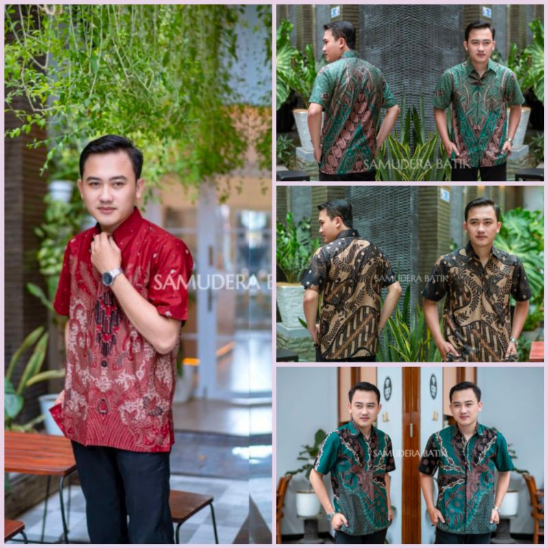 Kemeja Batik Lengan Panjang Terlaris Katun  Baju Batik Pria modern