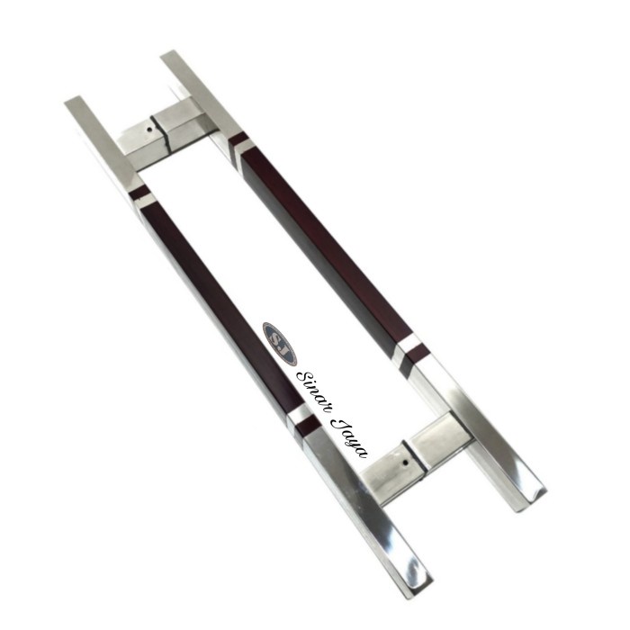Handle Pintu Baut Tembus 60Cm/ Handle Pintu Kaca/ Gagang Pintu