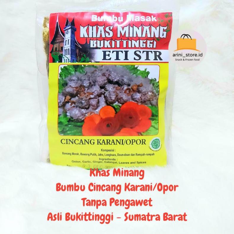 

BUMBU KHAS BUKITTINGGI ETI STR (BUMBU CINCANG KARANI/OPOR)