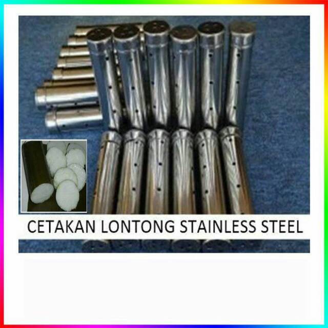 CETAKAN LONTONG STAINLESS 15 CM MURAH