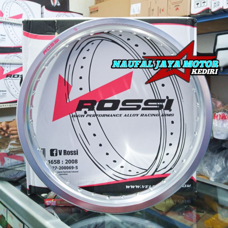 VELG VROSS VELG ROSSII RING 18 185 SILVER (HARGA 1 PCS)