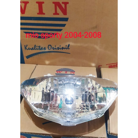 batok lampu mio sporty/reflektor mio sporty 2004-2008/mika lampu depan set mio sporty