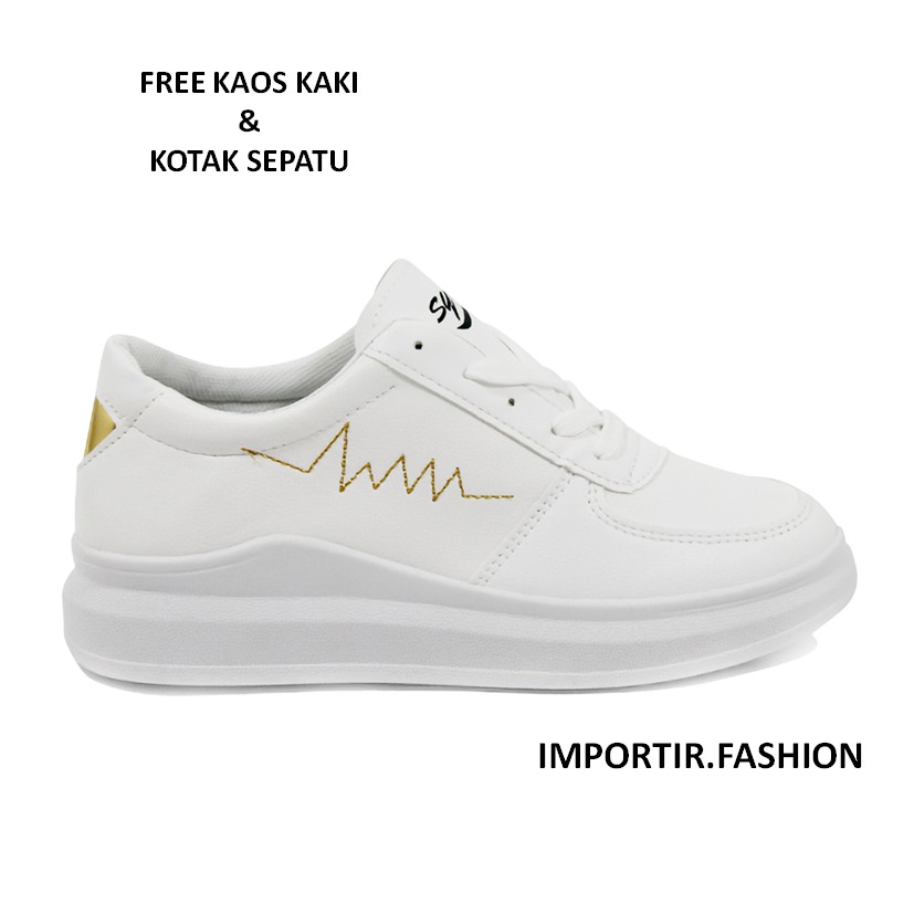 Importir.Fashion Sepatu Sneakers Korea Wanita Fashion Import SYRA FREE