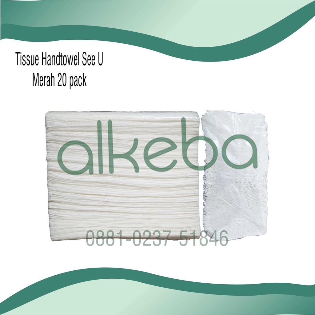 See U tisue Handtowel tarik tangan multifold tissue  harga per dus isi 20