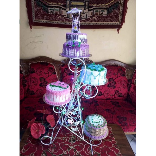 RAK KUE PENGANTIN MEWAH MURAH