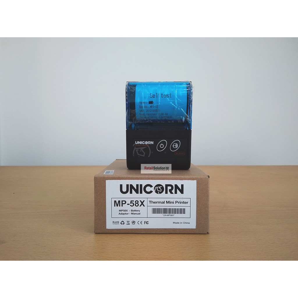 UNICORN MP58X Mini Portable Thermal Printer Bluetooth - Printer Kasir