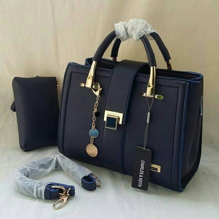 PROMO! TAS WANITA 877 Tas Wanita CK Navy - Merah SELEMPANG KEKINIAN SEKOLAH KECIL TAS WANITA IMPORT 