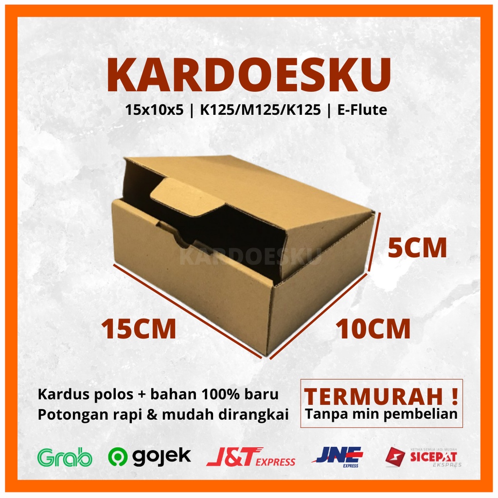 

Kardus 15x10x5 cm Front Lock | DIE CUT EASY USE I kotak kado kardus box polos karton mailer box termurah dus pizza packing hijab sepatu hampers baju souvenir hadiah kado gift kue aksesoris murah rakit olshop mug gelas cangkir kue tart coklat