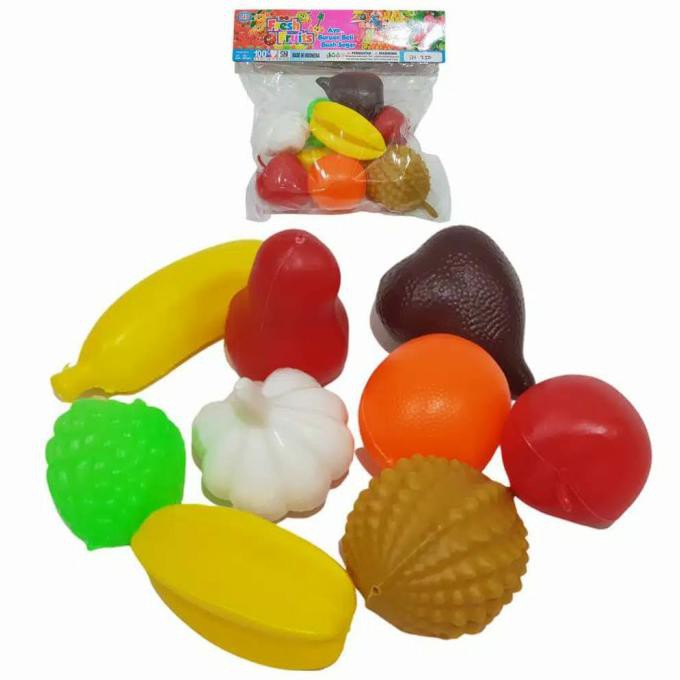 J0256 MAINAN BUAH PLASTIK MAINAN ANAK BUAH BUAHAN PLASTIK