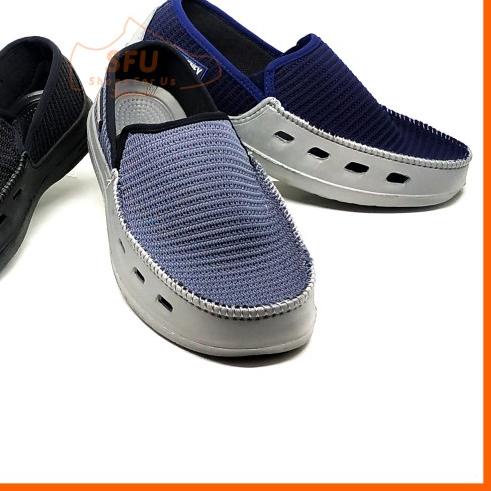♙ SFU JKT SEPATU CASUAL PRIA SLIP ON COURTNEY MIRACLE by ARDILES - Hitam, 39 ➩