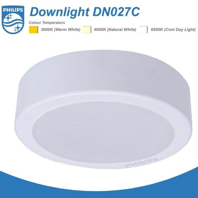 PHILIPS LED Downlight DN027C LED9 D150 11W Surface Mounted (Outbow)