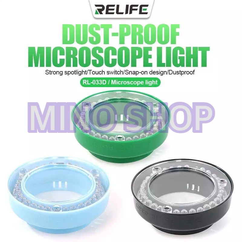 DUST-PROOF MICROSCOPE LIGHT - LAMPU LED MIKROSKOP RELIFIE RL-033D