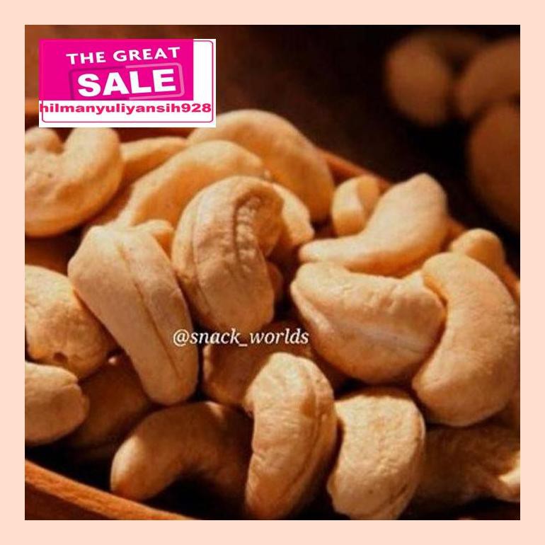 

S50Mra 1Kg Mede Tawar Oven - Plain Roasted Cashew - Kacang Mete Panggang Ret05Vh