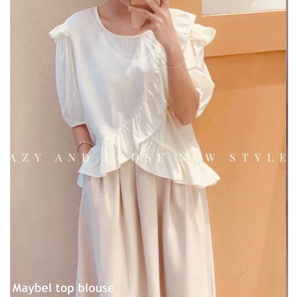Maybel top blouse - Thejanclothes