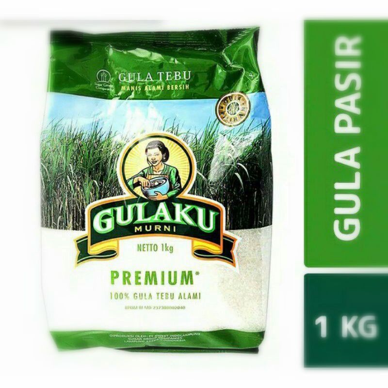 

GULAKU 1kg gula tebu premium gula kristal Indonesia