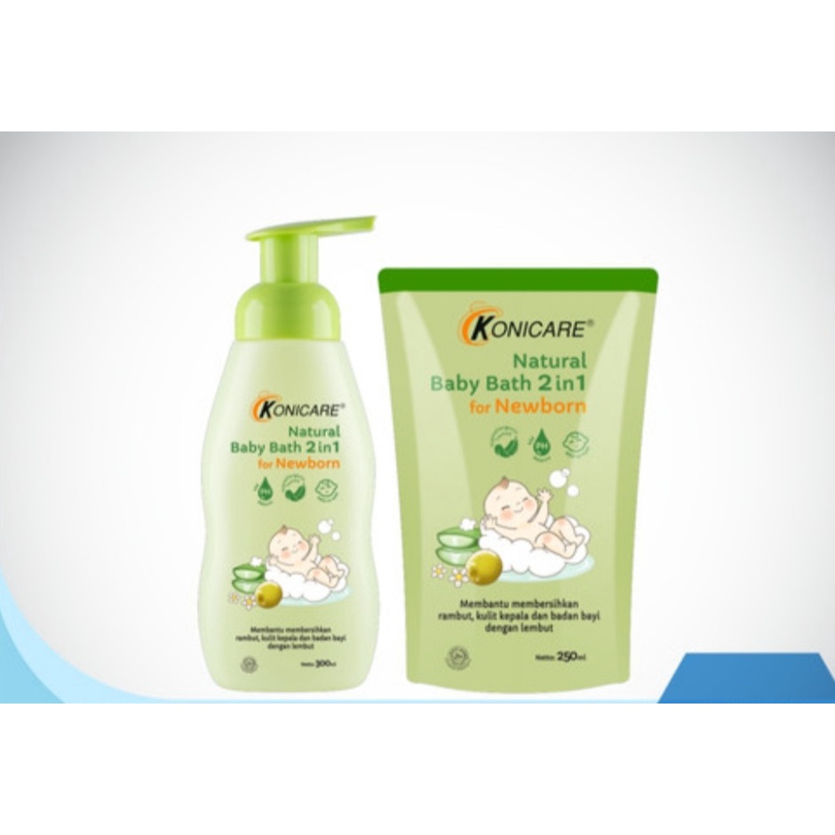 Konicare baby bath for newborn 2in1 pump &amp; refil