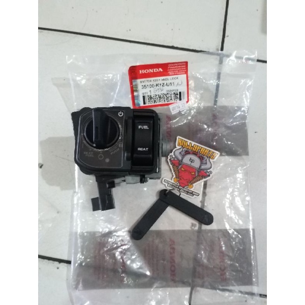 kunci kontak key set switch assy handle lock honda ALL NEW PCX 160 LED 35100-K1Z-U11 ORI ASLI AHM