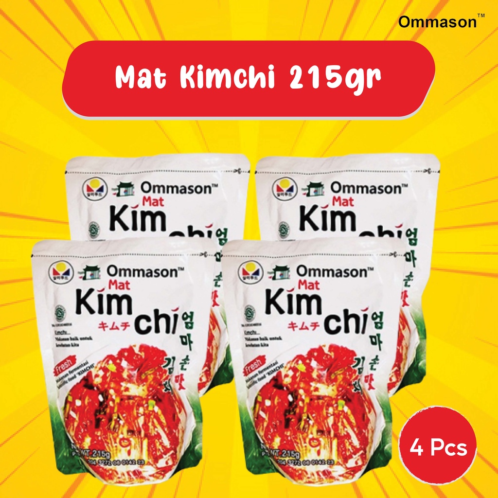 Ommason Kimchi  215gr (4pcs) Makanan Korea