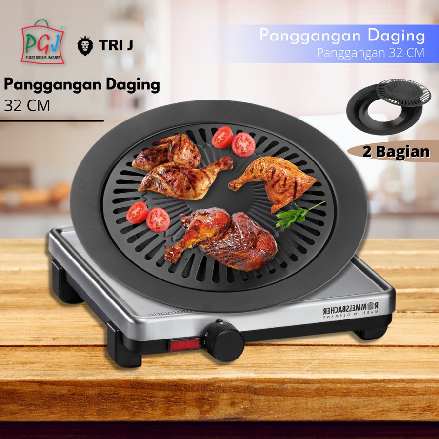 Panggangan Daging BBQ GRILL Smokeless Grill 32Cm