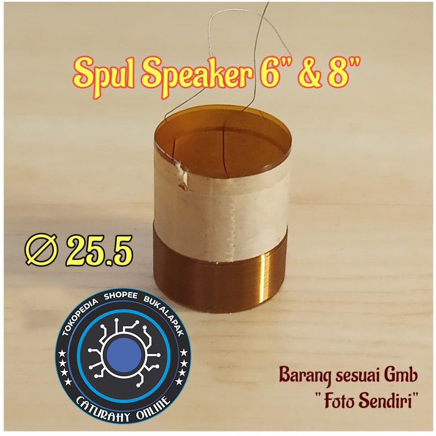 Spul speaker diameter 25.5 spiker 6 8 inc acr audax dll spul
