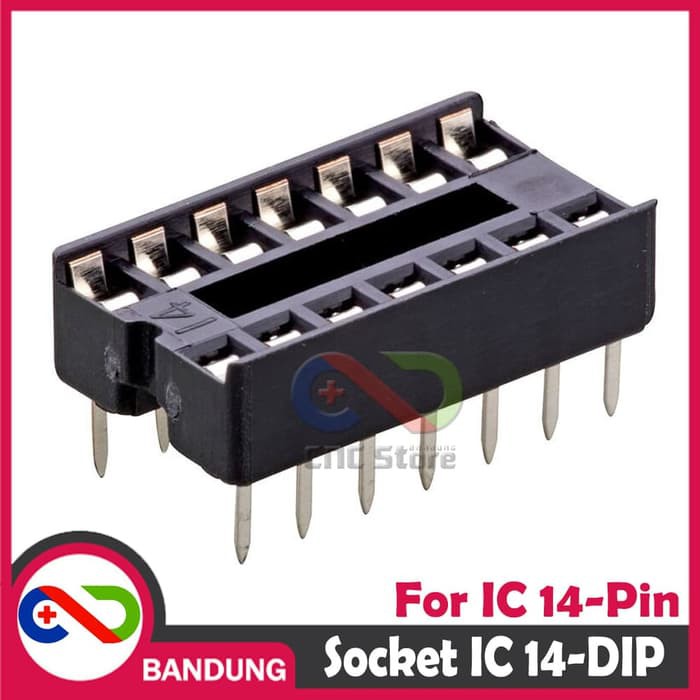 SOCKET SOKET IC DIP-14 DIP14 14P 14 NARROW