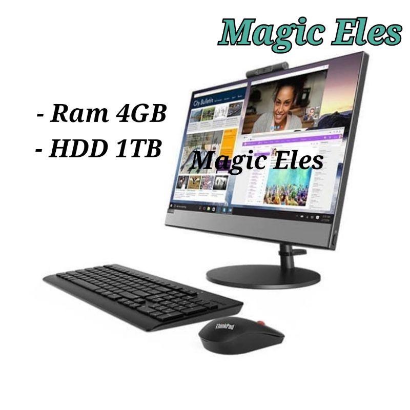 PC AIO Lenovo V530 - 22ICB intel Corei3 - 8100T Ram 4GB HDD 1TB Windows 10