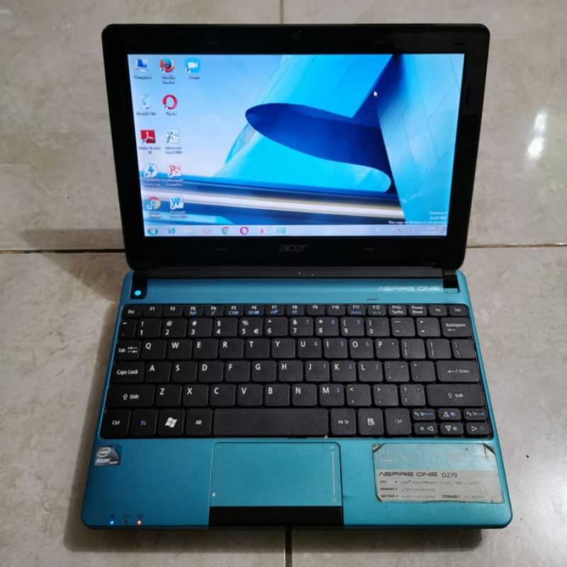 Notebook Acer Aspire One A0532H Intel Atom-N2600 Ram 2Gb Hdd 320Gb