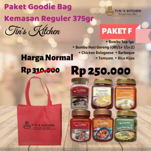 

Paket F Goodybag Tin's kitchen