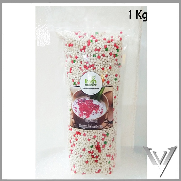 

Pelengkap Minuman - Bahan Mentah - Sagu Mutiara Lokal Warna Warni 1 Kg - Halal