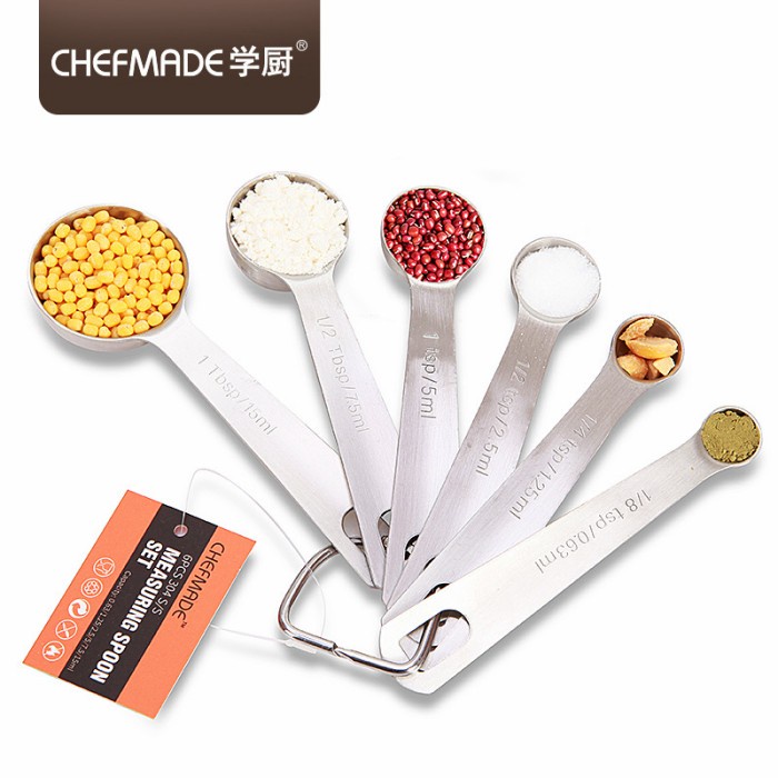 Chefmade stainless Measuring Spoon Set WK9268 / sendok takar