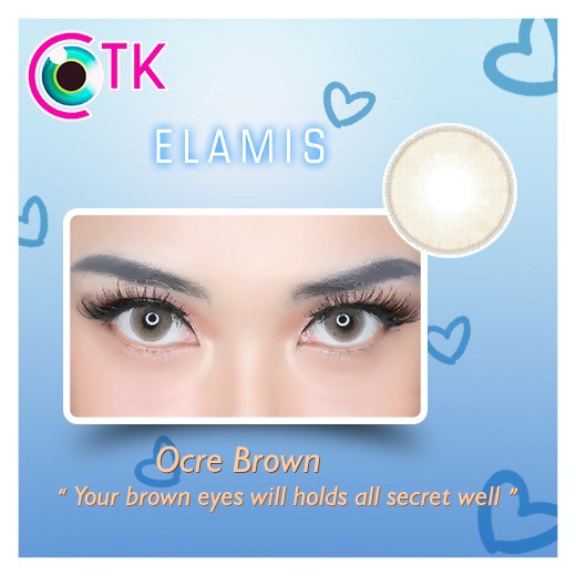 CTK SOFTLENS Softlen Korea Elamis 14.2 MM + Gratis Tempat Softlens