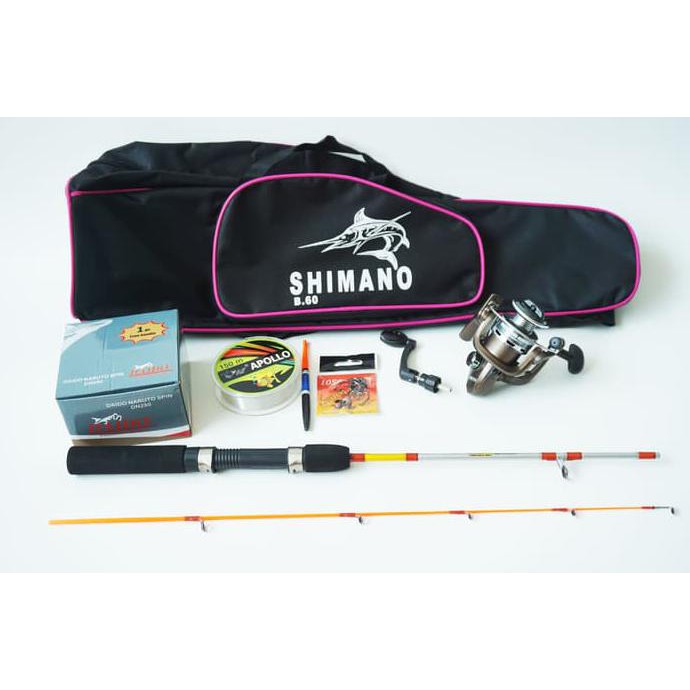 SET PANCING KOMPLIT MINI REEL DAN JORAN LENTUR KEKUATAN HINGGA 8KG "HARGA PROMO"