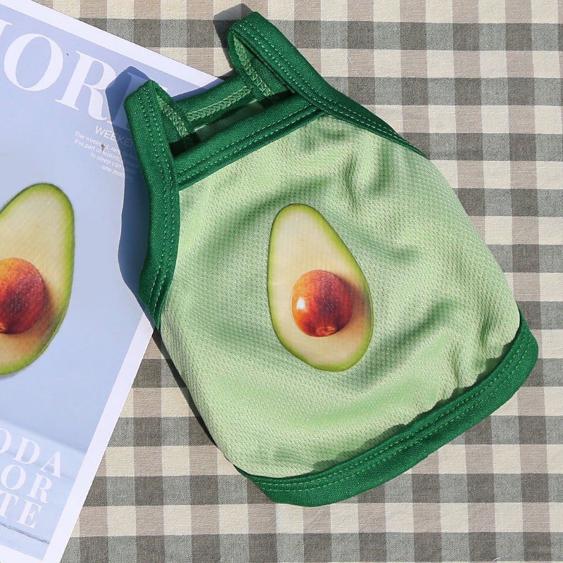 3D avocado tank top