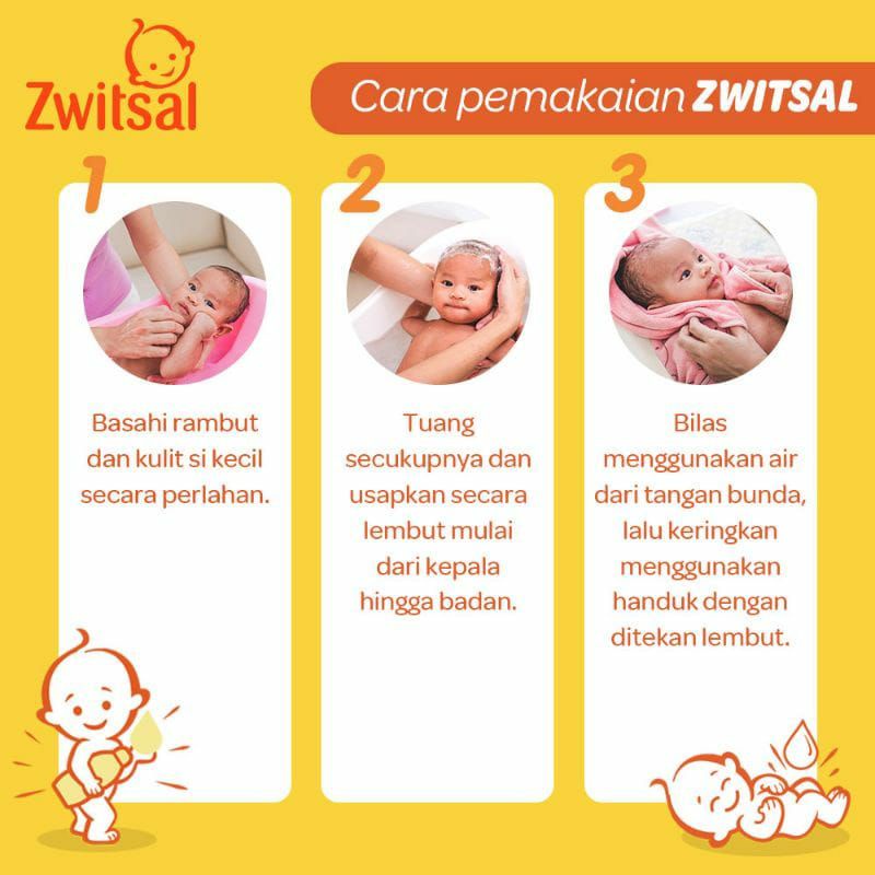 Zwitsal Baby Mini Travel Pack - Set Travel Pack isi 4Pcs