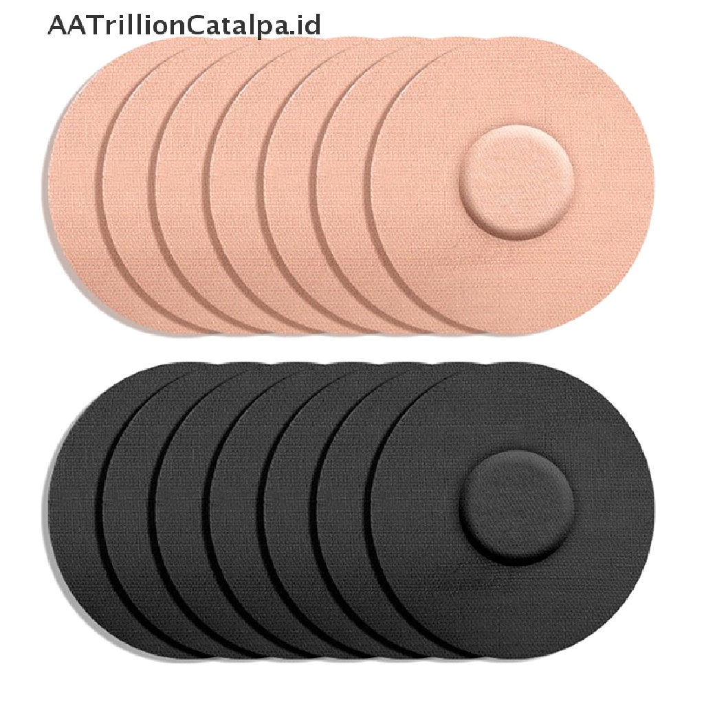 Aatrillioncatalpa 10pcs Patch Tempel Anti Slip Breathable Tahan Air Untuk Olahraga Sensor