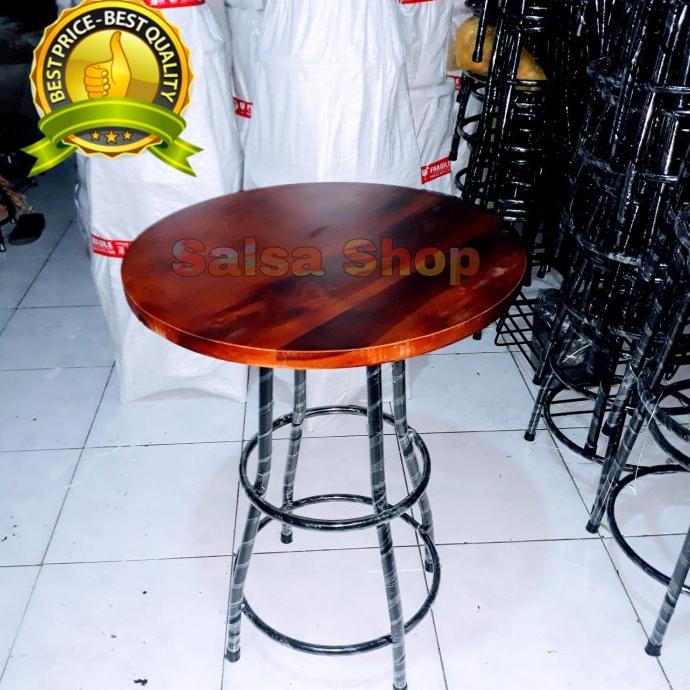 ><><><] meja cafe bulat meja cafe bundar meja bar meja kafe meja besi murah