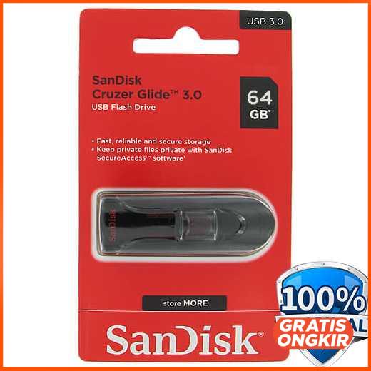Sandisk Cruzer Glide 3.0 USB Flash Drive - SDCZ600 64Gb