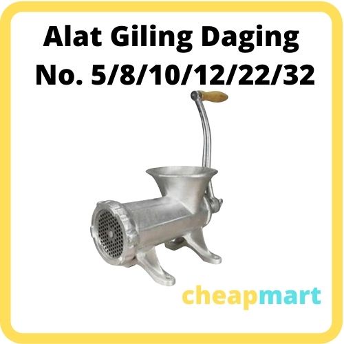 Penggiling Daging / Gilingan Daging Manual Besi Berat no.22 (BERAT)