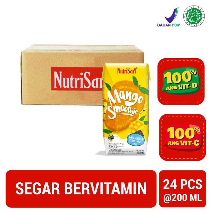

NUTRISARI MANGO SMOOTHIE 200ML (24 PCS)