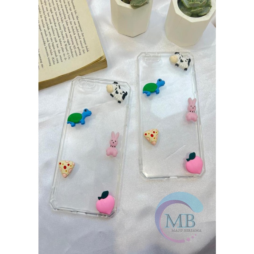 Y022 CLEAR CASE SOFTCASE CLEAR JELLY KARAKTER 3D CUTE XIAOMI REDMI 8 9 9A 9C NOTE 8 9 10 PRO MB2622