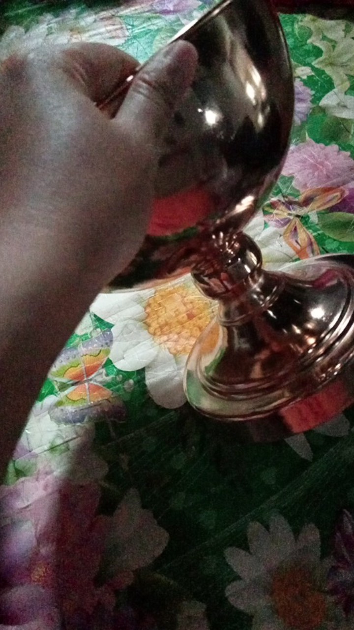 Gold Short Bowl Centerpiece 21 Cm