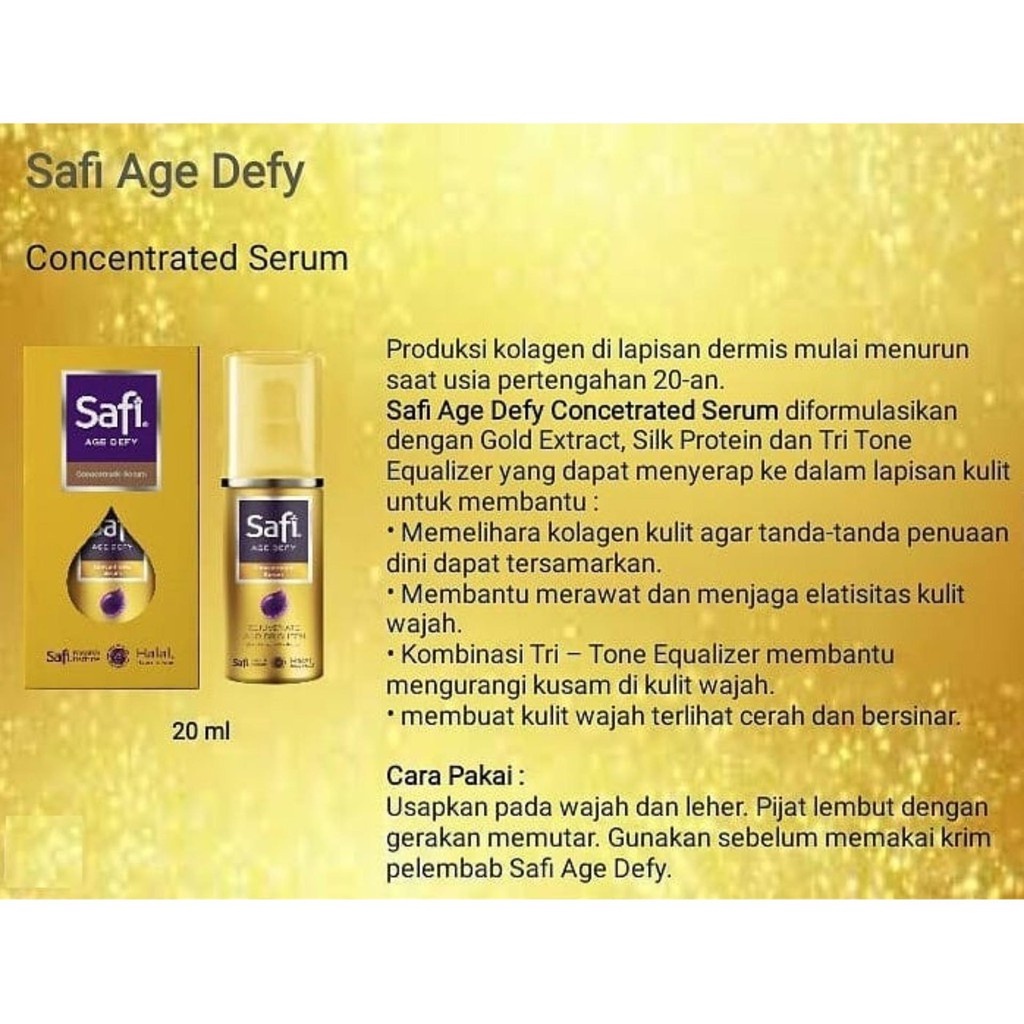 ⭐️ Beauty Expert ⭐️ Safi Age Defy Concentrated Serum 20ml