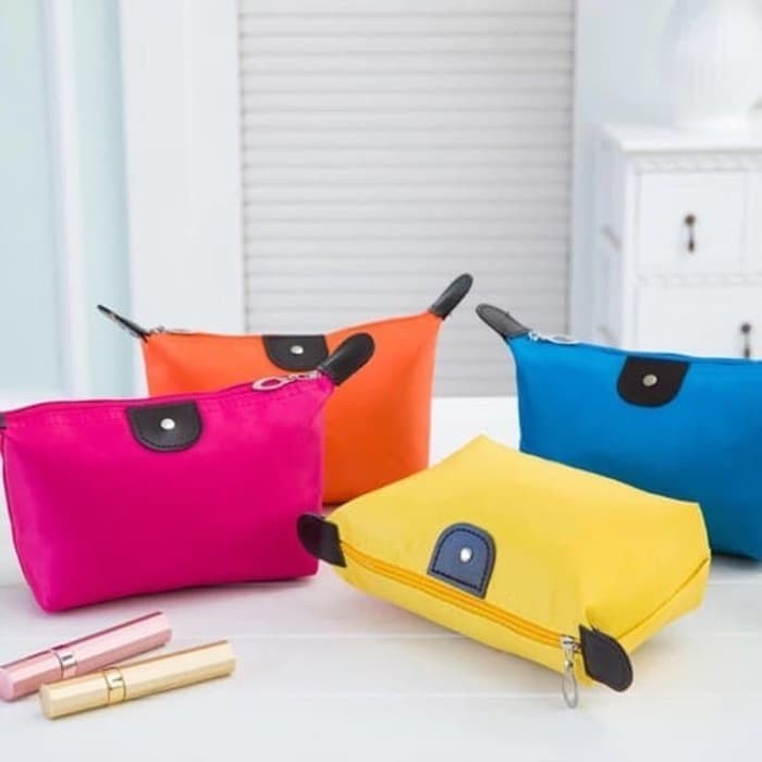 Serbagrosirmurah dompet pouch multifungsi bahan pvc anti air tas kosmetik