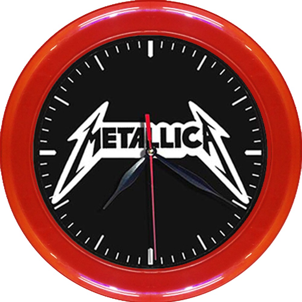 JAM DINDING METALLICA   (DIAMETER 30CM)