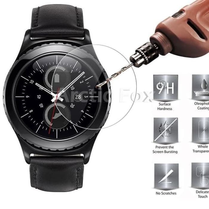 Screen Protector Tempered Glass Samsung Gear S2, S3,S4 , etc...